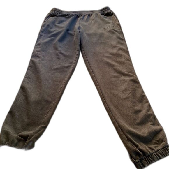Aerie Soft Black Joggers with Faded Wash Size M - Picture 2 of 8